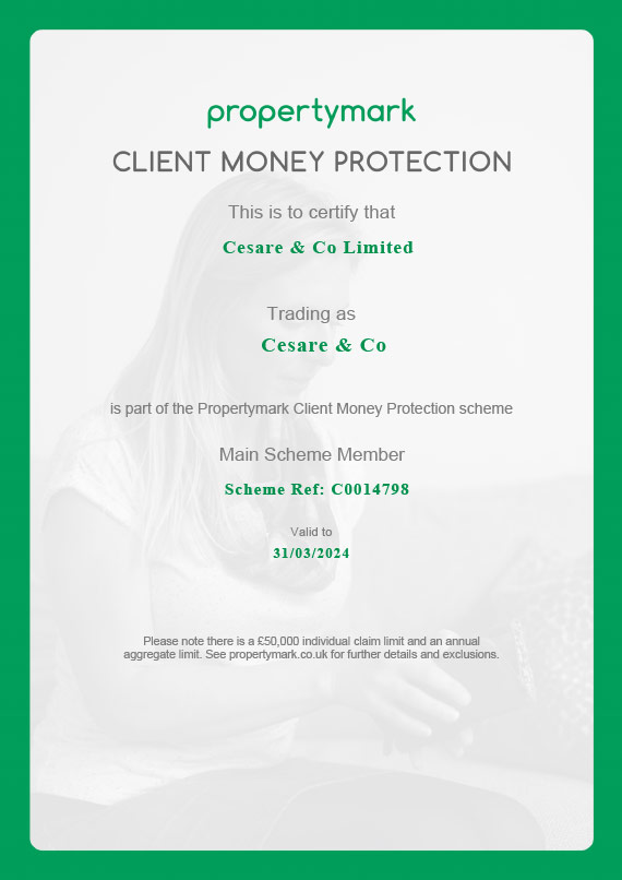 Client Money Protection Certificate